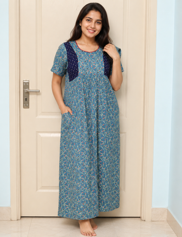 2XL Premium Frock | no Rope | Pure Cotton |Soft & Comfortable Daily Wear |Without Zip Pattern
