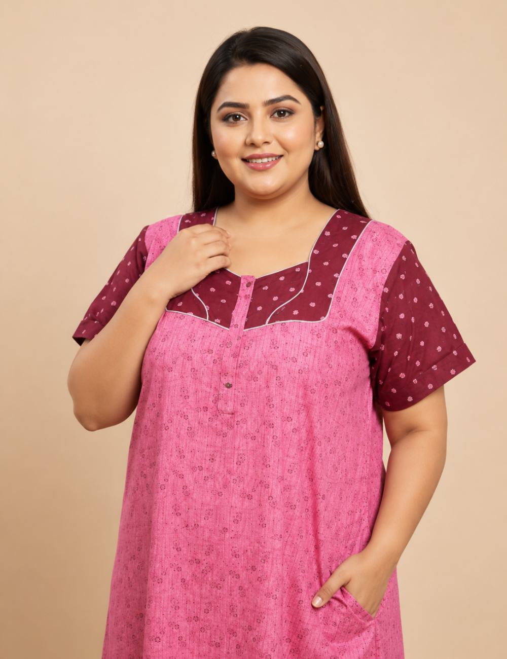 3XL Nighties– Extra Comfort Plus Size Nightwear