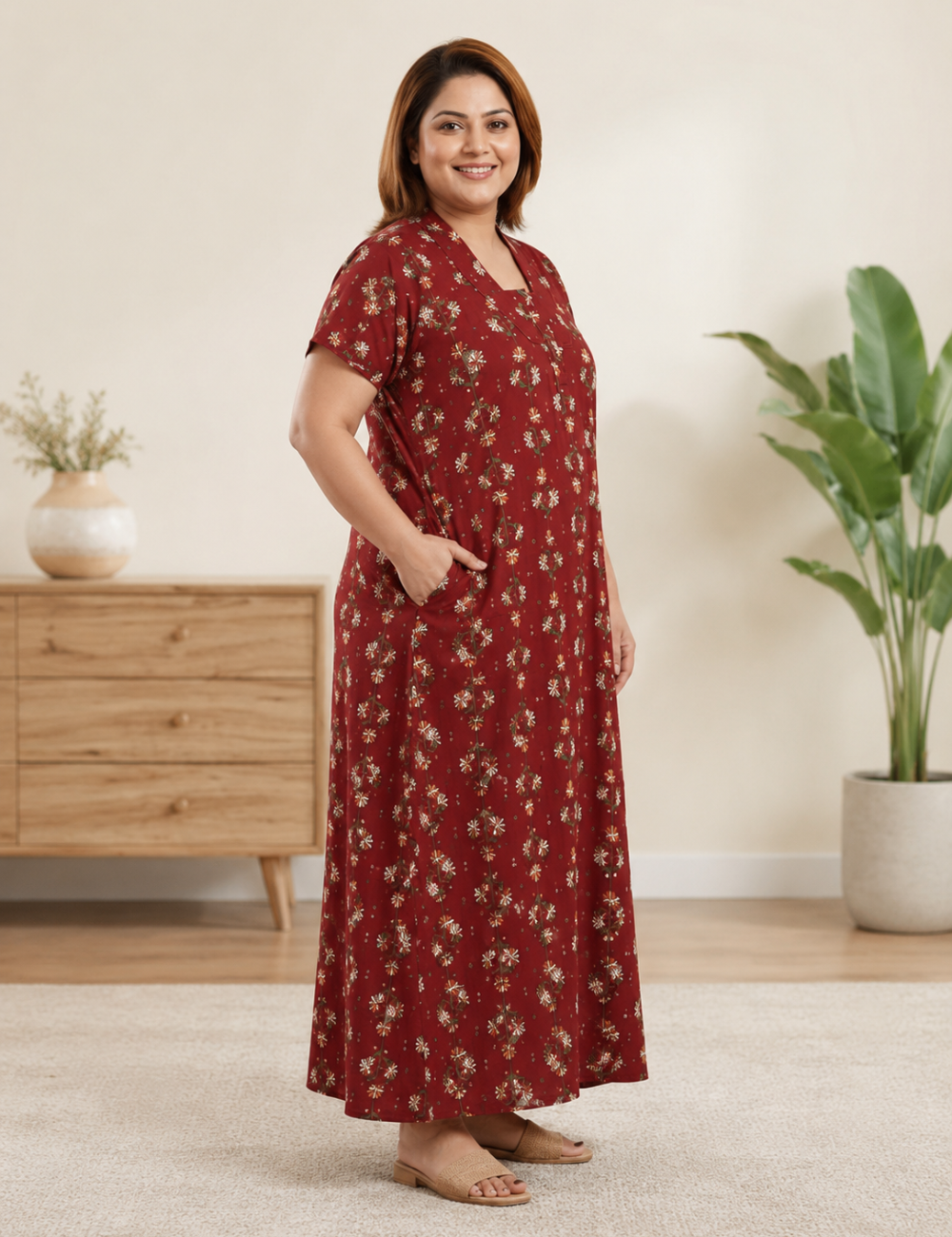 3XL Nighties– Extra Comfort Plus Size Nightwear