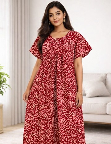XL Premium -COMBO premium Quality| With Zip|Pure Cotton Nighty