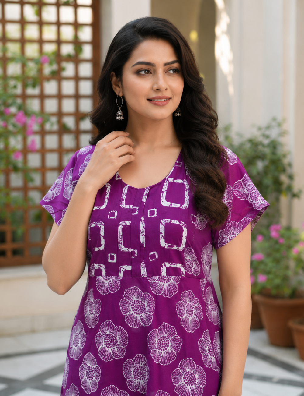 XL Women's Premium Designer  Nighty | Soft Comfortable Daily Wear Nightdress