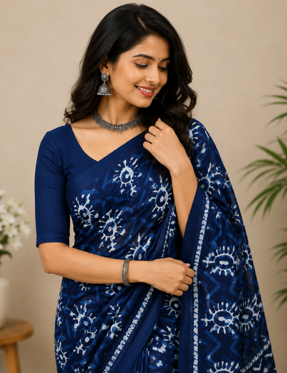 Mulmul Cotton Saree – Soft Comfortable Traditional Wear