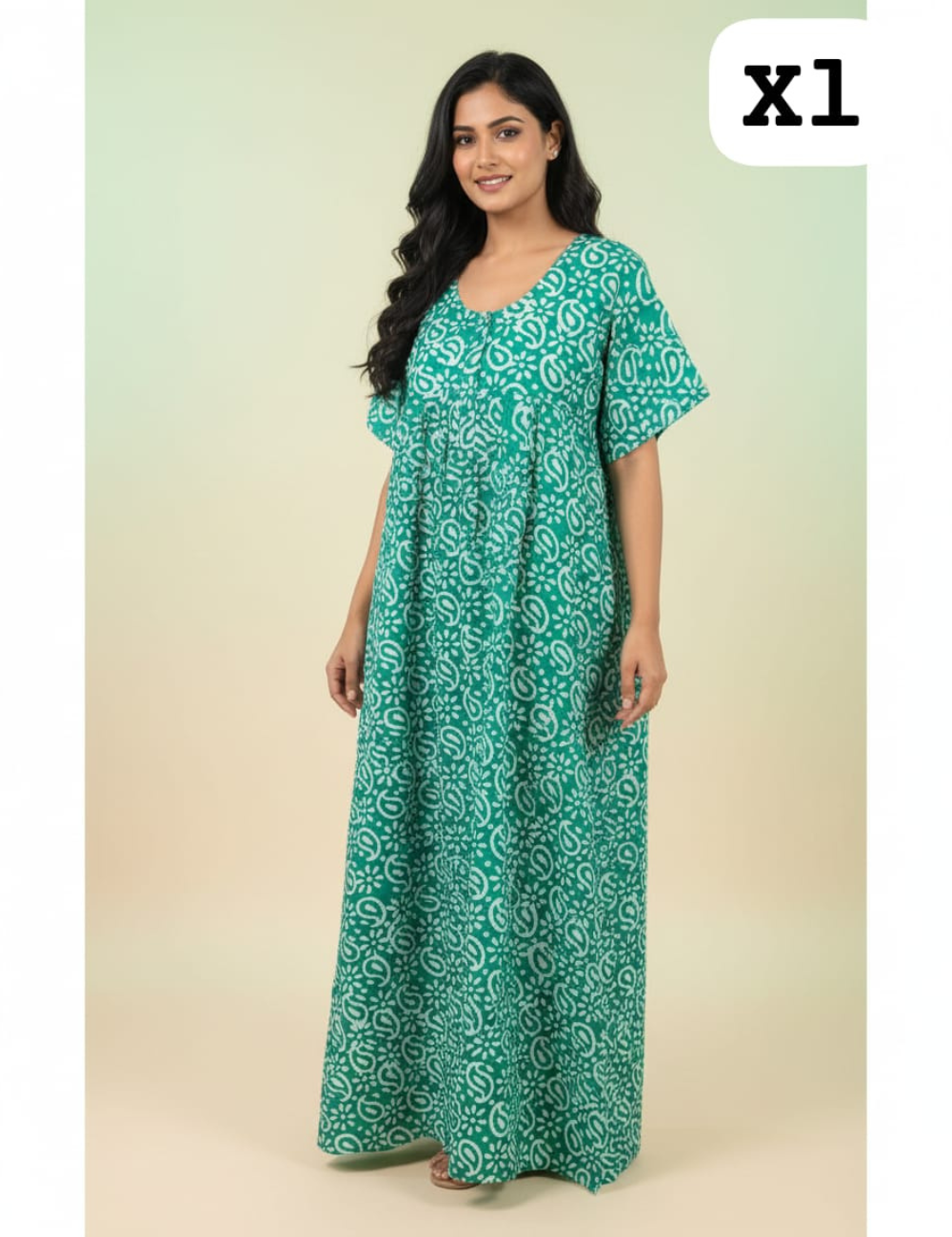 XL Premium -COMBO premium Quality| With Zip|Pure Cotton Nighty