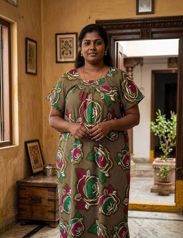 3xl boat neck– Extra Comfort Plus Size Nightwear|Pure Cotton |