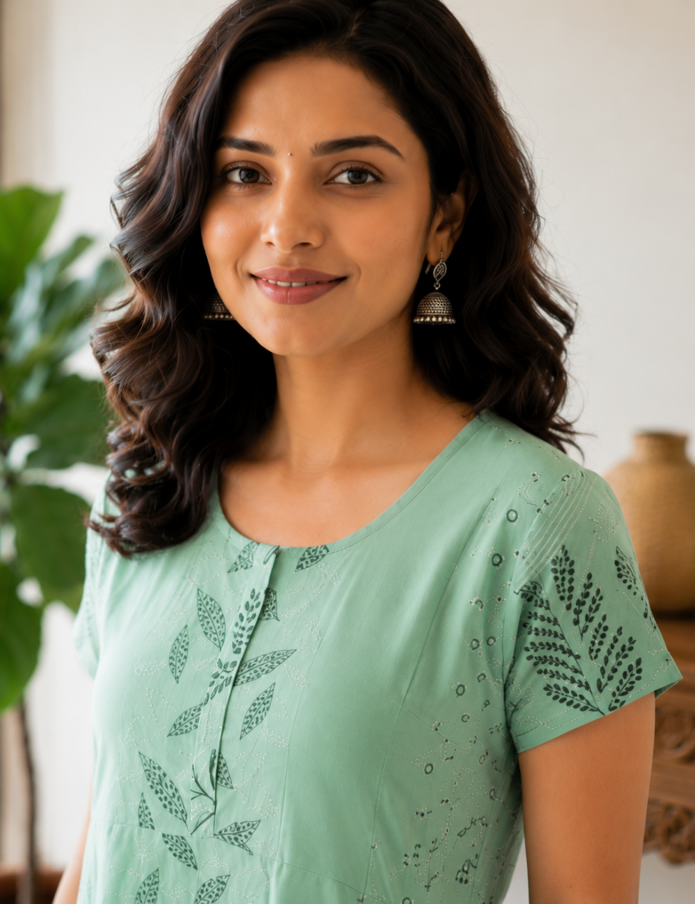2XL Premium Frock Nighty with Adjustable Side Rope | Soft & Comfortable Daily Wear | Zip Pattern