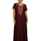 Stylish Alpine Nighty Maxi for Women | Full Length Trendy Nightgown | Premium Nightdress | Nightwear | Heavy Embroidery Nighty