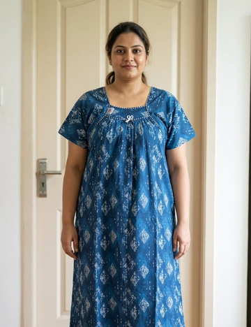 3xl boat neck– Extra Comfort Plus Size Nightwear|Pure Cotton |