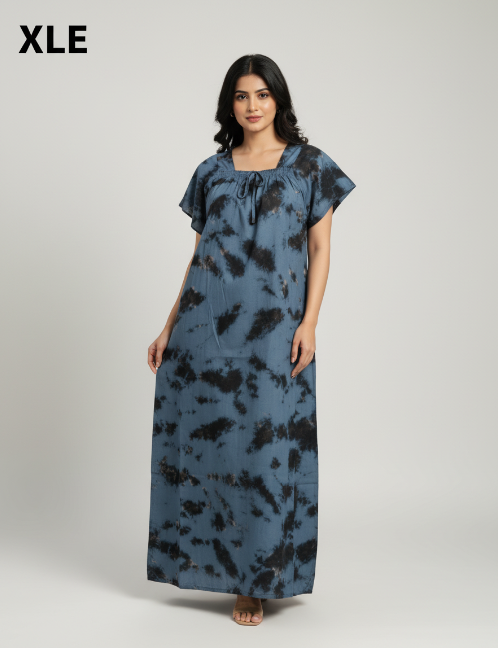 XL Premium -COMBO premium Quality| Elastic pattern| Without Zip|Pure Cotton Nighty