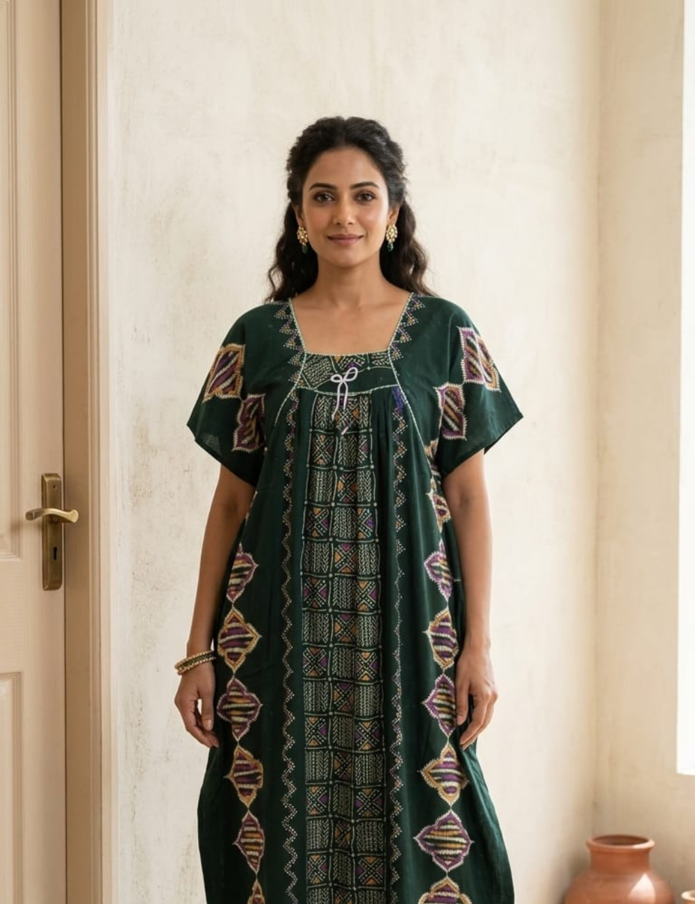 2XL -COMBO  |Ecomomy Plus Nighty|Boat neck |Without Zip | Everyday Comfort Wear