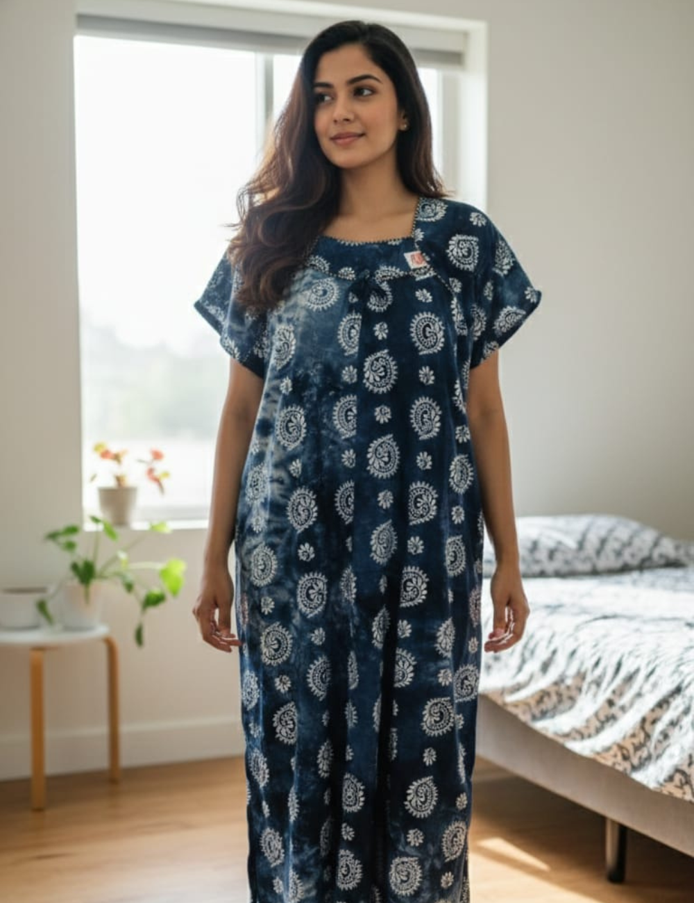 XL Premium - Budget Friendly| Without Zip|Pure Cotton Nighty