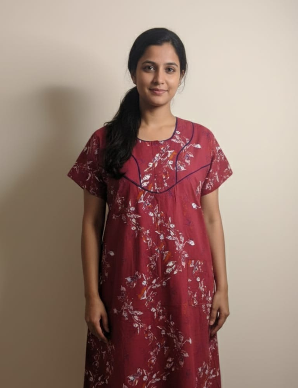 XL Premium -COMBO premium Quality| With Zip|Pure Cotton Nighty