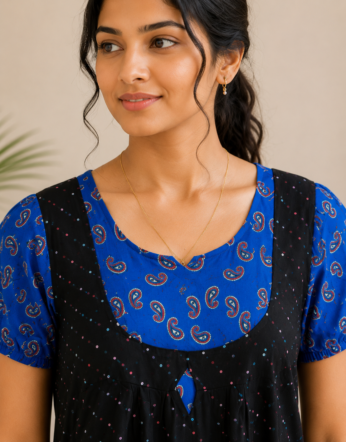 2XL Women's Premium Designer |With Rope|Pure cotton |Without Zip Pattern Nighty | Soft Comfortable Daily Wear Nightdress