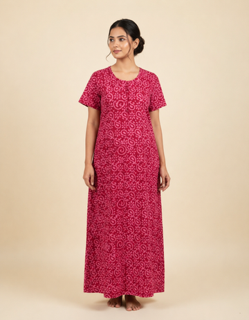 XL Premium -COMBO premium Quality| With Zip|Pure Cotton Nighty