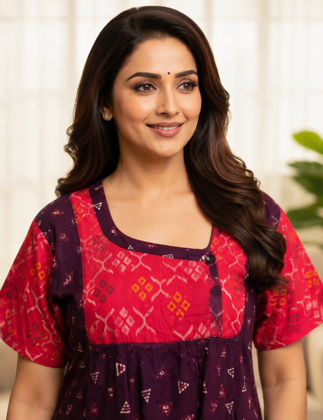 2XL Premium Quality| Pure Cotton | Designer Nighty for Women | Elegant Comfort