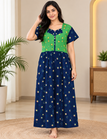 XL - Stylish Premium Frock Nighty| Without Zip | Everyday Comfort Wear