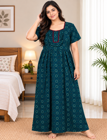 XL - Stylish Premium Frock Nighty| Without Zip | Everyday Comfort Wear