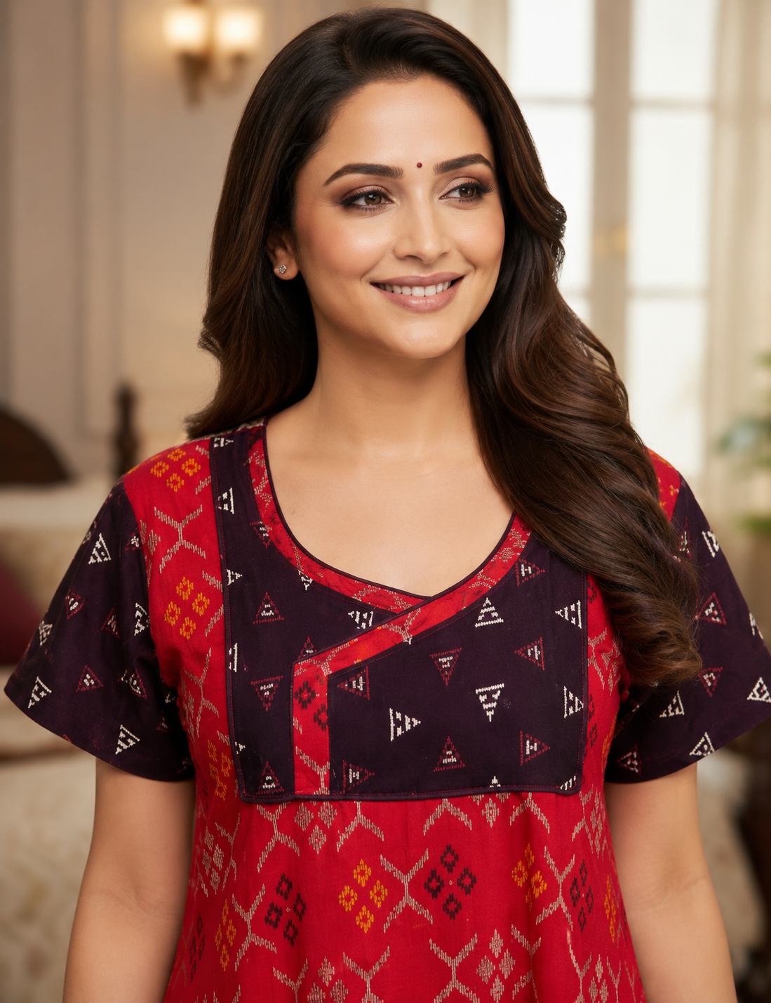 2XL Premium Quality| Pure Cotton | Designer Nighty for Women | Elegant Comfort