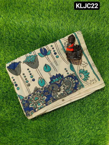 Women's Traditional Kalamkari Saree with Artistic Prints | pure cotton
