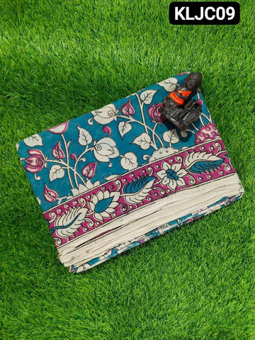 Women's Traditional Kalamkari Saree with Artistic Prints | pure cotton