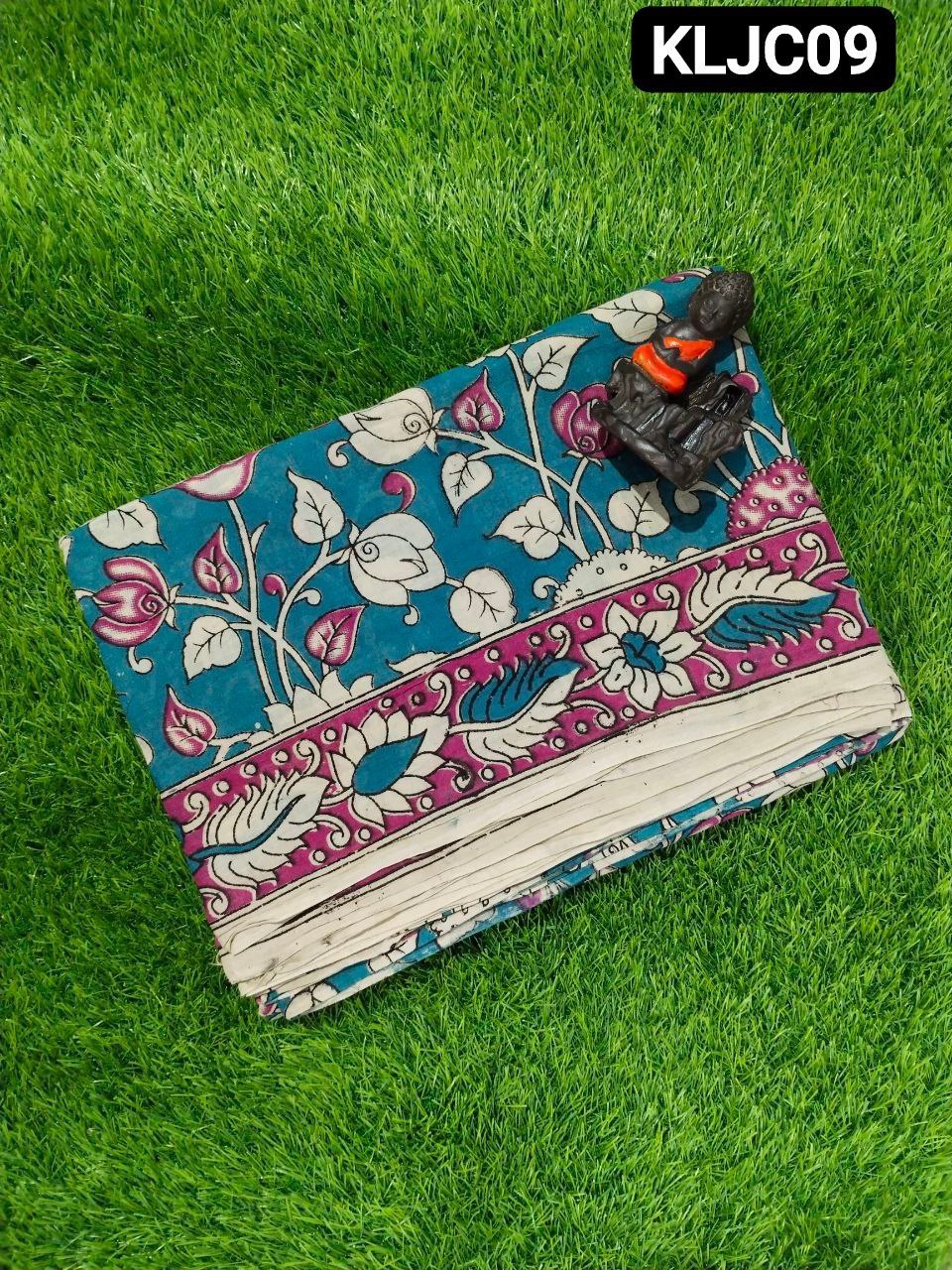 Women's Traditional Kalamkari Saree with Artistic Prints | pure cotton