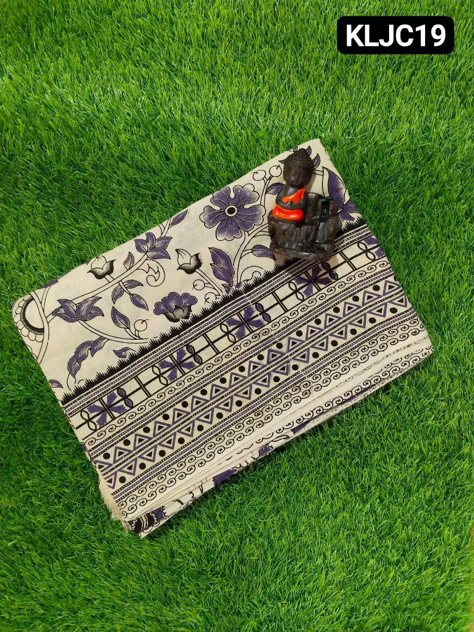 Women's Traditional Kalamkari Saree with Artistic Prints | pure cotton