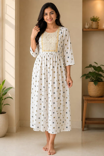 S-Size Midi Kurti – Elegant Everyday|Soft Rayon Kurti