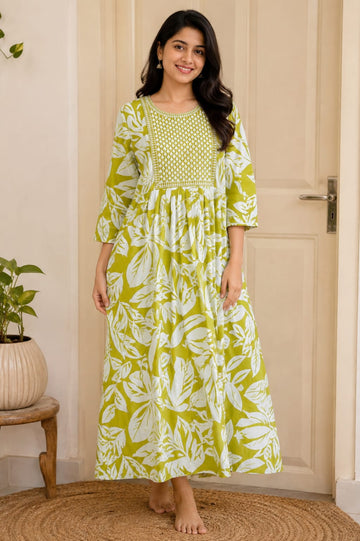 XL-Size Anarkali Midi Kurti – Elegant Everyday|Soft Rayon Kurti